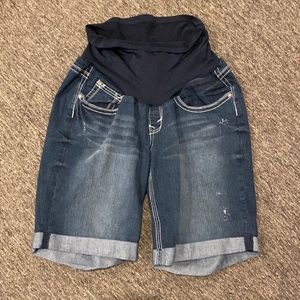 Maternity Bermuda Jean shorts